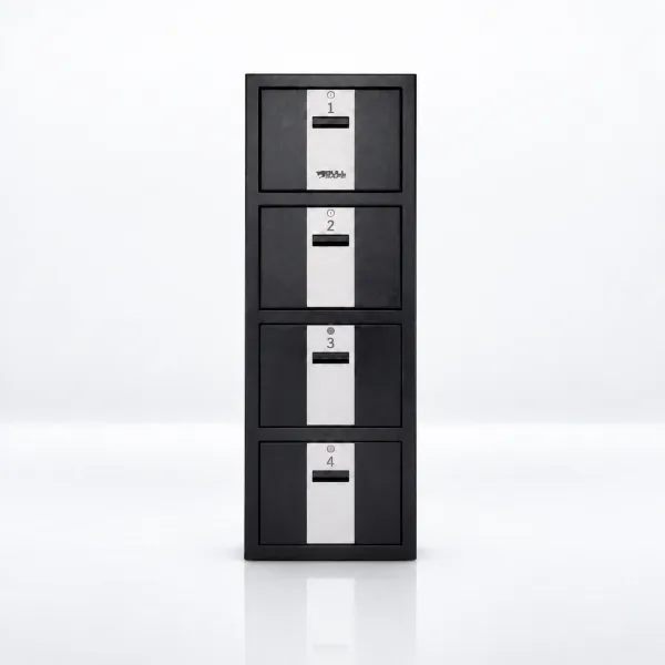Archivero de 3 gavetas con caja fuerte