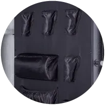 Bolsas para cartuchos y pistolas.