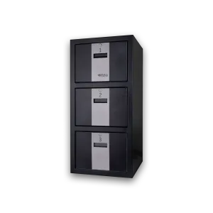 Archivero de 2 gavetas con caja fuerte