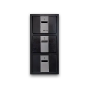 Archivero de 2 gavetas con caja fuerte