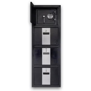 Archivero de 3 gavetas con caja fuerte