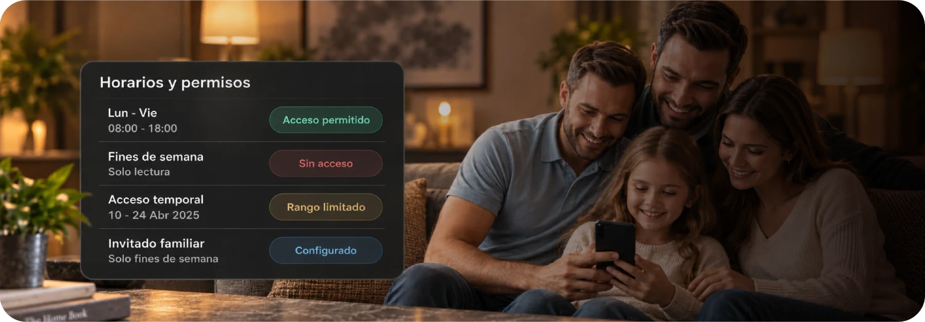 Control de accesos - Tu decides quién, cuándo y por cuánto tiempo